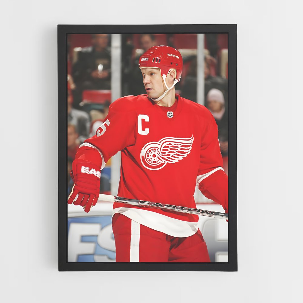 Poster Nicklas de lidstrom – affiche Hockey sur glace (vue 2)